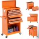 Rolling Tool Chest with Wheels and 8 Drawers, Detachable Large Toolbox Storage Cabinet with Lock,Locking Mechanic Tool Cart for Warehouse, Workshop,Garage