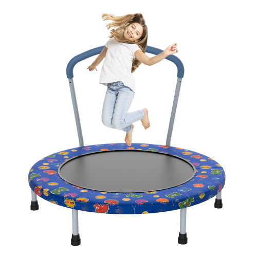 Triple Tree 36" Toddler Trampoline for Kids 1 Year Plus with Handle, Baby Gifts for Boys and Girls, Indoor and Outdoor
