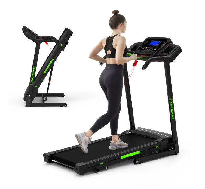 Treadmill Capacity, Incline 3.5HP Folding Treadmill for Home, 330lb Ultra-Wide & Quiet Electric Running Treadmill Walking Machine with Handrail Controls Speed and Pulse Monitor