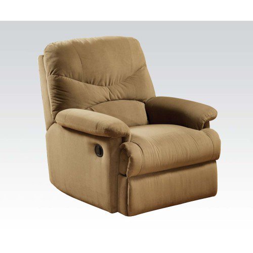 Recliner (Motion) in Light Brown Microfiber Electric Power Lift Chair Sofa Reclining Chair Living Room Chairs