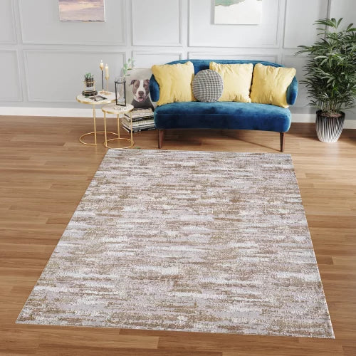 36"x24" Ultra Soft Area Rugs, Vintage Woven Area Rug, Faux Fur Area Rug for Bedroom, Bedside Living Room Carpet, Nursery Washable Floor Carpets, Soft Luxury Rug, Beige