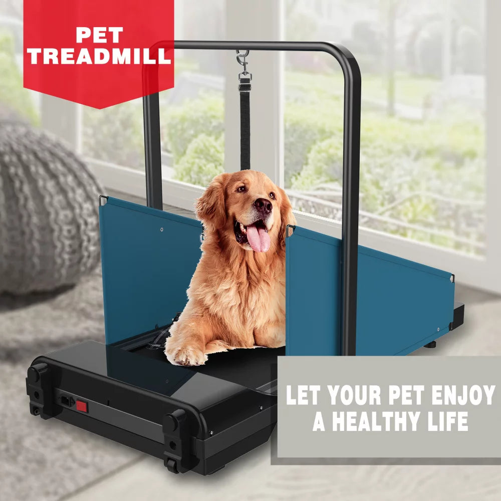 Dog Treadmill Small Dogs - Dog Treadmill for Medium Dogs - Dog Pacer Treadmill for Healthy and Fit Pets - Dog Treadmill Run Walk for Indoor Training for Dogs up to 220 lbs