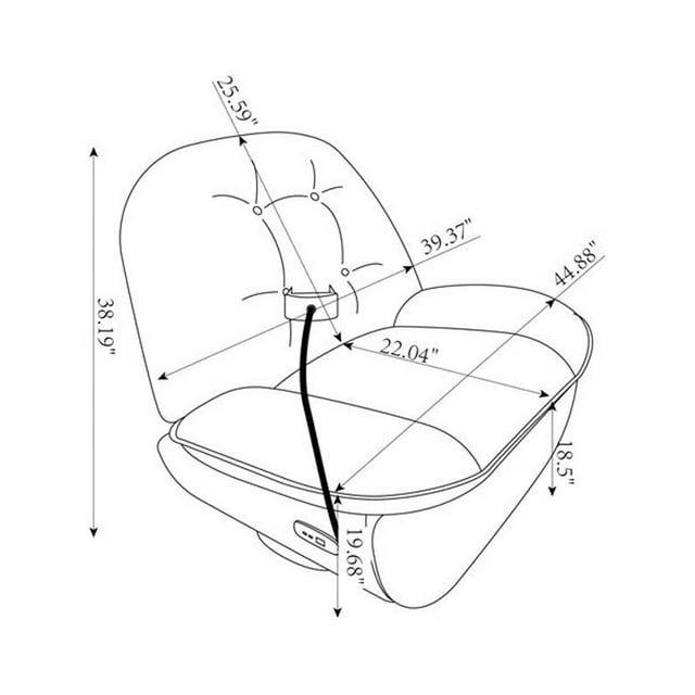 Swivel Chair Power Lift Recliner,Power Lift Recliner Chair with Bluetooth Music Player and USB Charger, Comfy Rocking Chair with Cellphone Holder and Footrest for Living Room