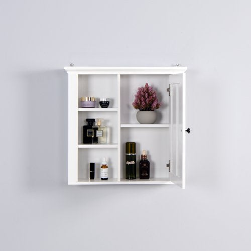 Bathroom Cabinet, 20.86" Over The Toilet Storage Cabinet, Bathroom Cabinet Wall Mounted, 1 Door Bathroom Wall Cabinet, Medicine Cabinet, Above Toilet Storage Cabinet, Medicine Cabinets