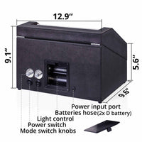 4 Automatic Watch Winder and 4 Storage in Dark Coffee Leather