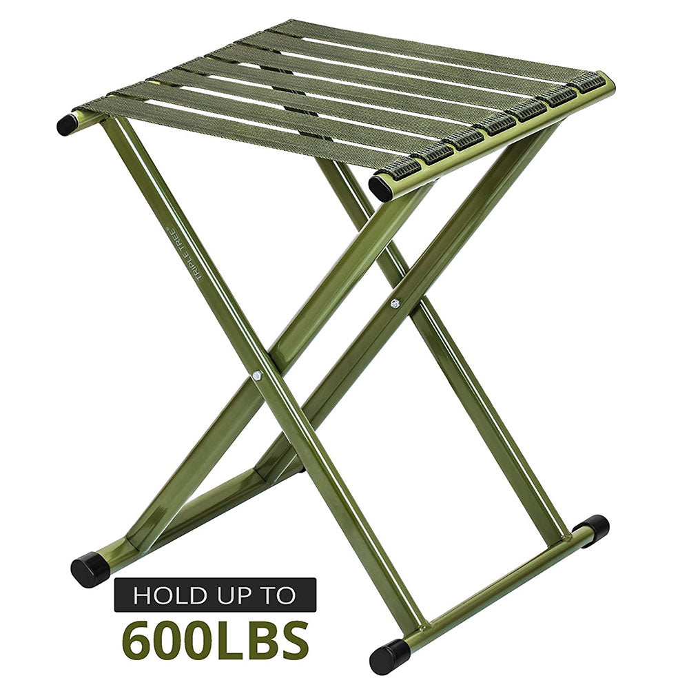 TRIPLETREE Folding & Super Strong Heavy Duty Outdoor Portable Chair