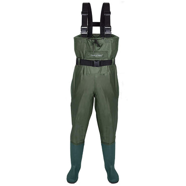 TRIPLETREE Hunting Fishing Chest Waders With Boots and Wading Belt For Men & Women (Size9-13)