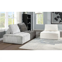 Accent Barrel Chair, Modern Upholstered Leisure Lounge Chair Lazy Sofa with 1 Pillow and Solid Wood Frame, Oversized Single Sofa Chair, Comfy Armless Barrel Chair Reading Chair for Living Room, Black