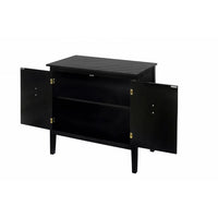 31.5" Accent Storage Cabinet,Sideboard Buffet with 2 Doors and Metal Handles,Wood Console Table with Adjustable Shelf,Side Table for Living Room, Entryway, Dining Room, Hallway