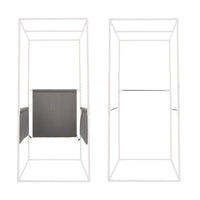 Full-Size Portable Infrared Sauna with Panels,FCC Certified, Infrared Sauna tent–Personal Home Spa&Heating Foot Pad, Controller, Foldable Chair and Reading Light, Effortless Installation, Rapid