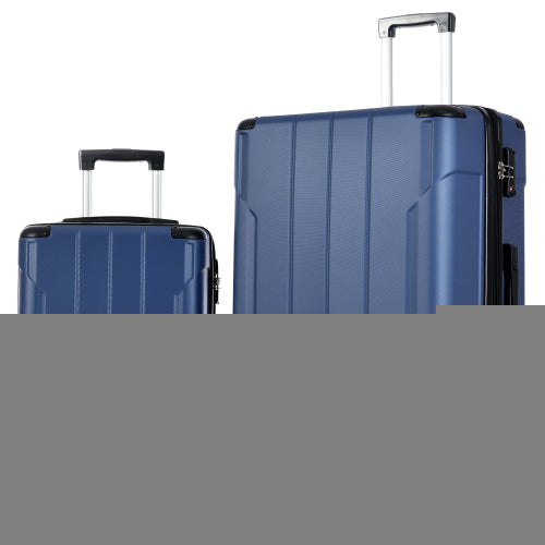 Hardside Luggage Sets, 2 Piece Suitcase Set Expandable with TSA Lock Spinner Wheels for Travel Women Man, 20 Inch and 28 Inch, Blue