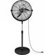 Oscillating 20 Inch Adjustable 3 Speed Pedestal Stand Fan with Remote Control,High Velocity,Heavy Duty Metal For Industrial,Commercial,Residential,Greenhouse Use,Black