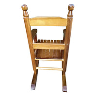 Children's Rocking Chair with Smooth Surface and Footrests, Toddler Rocking Chair with Backrest Armrests and Smooth Surface for Living Rooms, Bedrooms,Weight Limit 110 LBS
