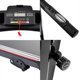 2.5HP Folding Treadmill with Incline, 12KM/H Electric Treadmill for Home Office Use, Bluetooth Music Cup Holder Heart Rate Sensor Walking Running Machine for Indoor Home Gym Exercise Fitness