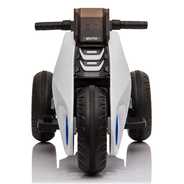 Children Ride on Motorcycle, 6V Battery Powered, Electric Motorcycle, 3 Wheels Double Drive Toy, Pink