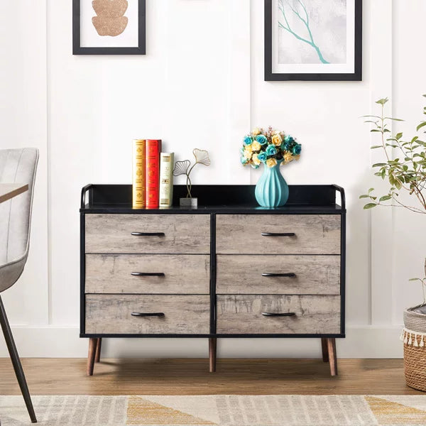 Dresser for Bedroom 6 Drawer Dressers & Chests of Drawers Small Fabric tripletreebrands Dresser for Bedroom 6 Drawer Dressers & Chests of Drawers Small Fabric tripletreebrands
