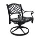 Outdoor Swivel Rocking Chair, Patio Dining Chairs,Outdoor Metal Swivel Chairs for Backyard,Balcony,Porch,Garden