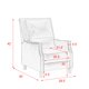 Push Back Recliner,Upholstered Arm Chair with Brass Nails, Accent Recliner Sofa Chair with Adjustable Back and Retractable Footrest,Modern Living Room Single Sofa Lounge Chair,Easy Assembly,Red