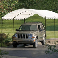 13'x10'ft Outdoor Patio Canopy, Heavy Duty Carport with Powder-Coated Steel Frame,Outdoor Car Canopy Garage Tent Patio Shelter with Anchor Kit,for Garden,Couryard,Poolside