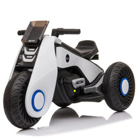 Children Ride on Motorcycle, 6V Battery Powered, Electric Motorcycle, 3 Wheels Double Drive Toy, Pink