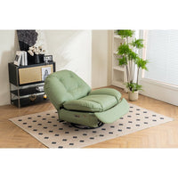 Swivel Chair Power Lift Recliner,Power Lift Recliner Chair with Bluetooth Music Player and USB Charger, Comfy Rocking Chair with Cellphone Holder and Footrest for Living Room