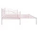 Twin Size Daybed with Trundle,Metal Daybed Frame with Slats Support,Dual-use Platform Bed for Child Teens Adults, No Box Spring Needed, Pink