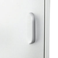 Manicure Table, Nail Table for Nail Tech with Controllable Wheels and Drawers, Wooden Salon Spa Nail Table, White