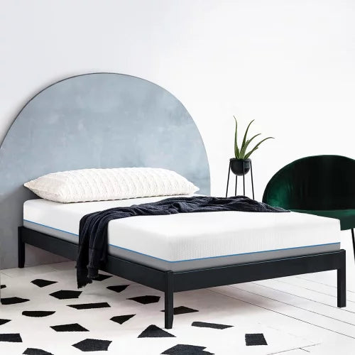 8 Inches Gel & Charcoal Infused Memory Foam Mattress, Queen Size Mattress, 80''L x 60''W x 8''H