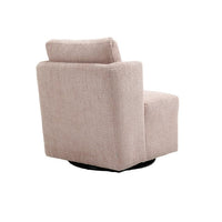 Swivel Barrel Chair,Comfy Round Accent Sofa Chair,Boucle Chairs for Bedroom,Living Room,360 Degree Swivel Barrel Club Chair,Corner Armchair Sherpa Chair,Leisure Arm Chair for Nursery,Pink