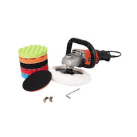Rotary Polisher 7-Inch , 6 Variable Speeds and Accessory Kit, With 6 Variable Speeds to Buff/Buff/Smooth/Finish Pads - 10-Amp, 1500~3000 RPM for Cars, Boats, Wood, Metal, Tiles, Plastic, Vehicles