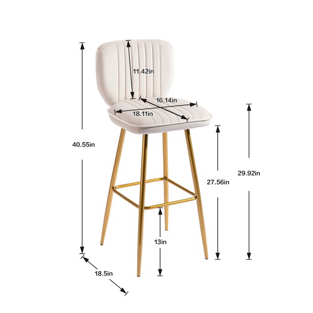 Bar Stools Set of 2, 30