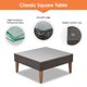 Patio Conversation Set, 4-Pieces Outdoor Wicker Sofa Set, Patio Furniture Set with Colorful Pillows, L-Shape Sofa Set, for Garden/Poolside/Porch (Beige+Orange)