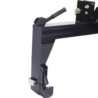 3000 LBS Lifting Capacity Tractor Quick Hitch, 3-Point Quick Hitch, No Welding & 5 Level Adjustable Bolt, Adaptation to Category 1 & 2 Tractors, Black