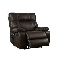 Electric Power Lift Recliner Chair Sofa, Leather Recliner Chair with Massage and Heat, Lay Flat Lift Sleeping Chair with Adjustable Phone Holder, Side Pockets and Cup Holders for Elderly Adults