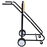 Outboard Boat Motor Stand, Engine Carrier Cart Dolly Storage Pro Heavy Duty Multi Purposed Engine Stand with Wheels and Ergonomic Handles, 315lbs Weight Capacity (Wood)