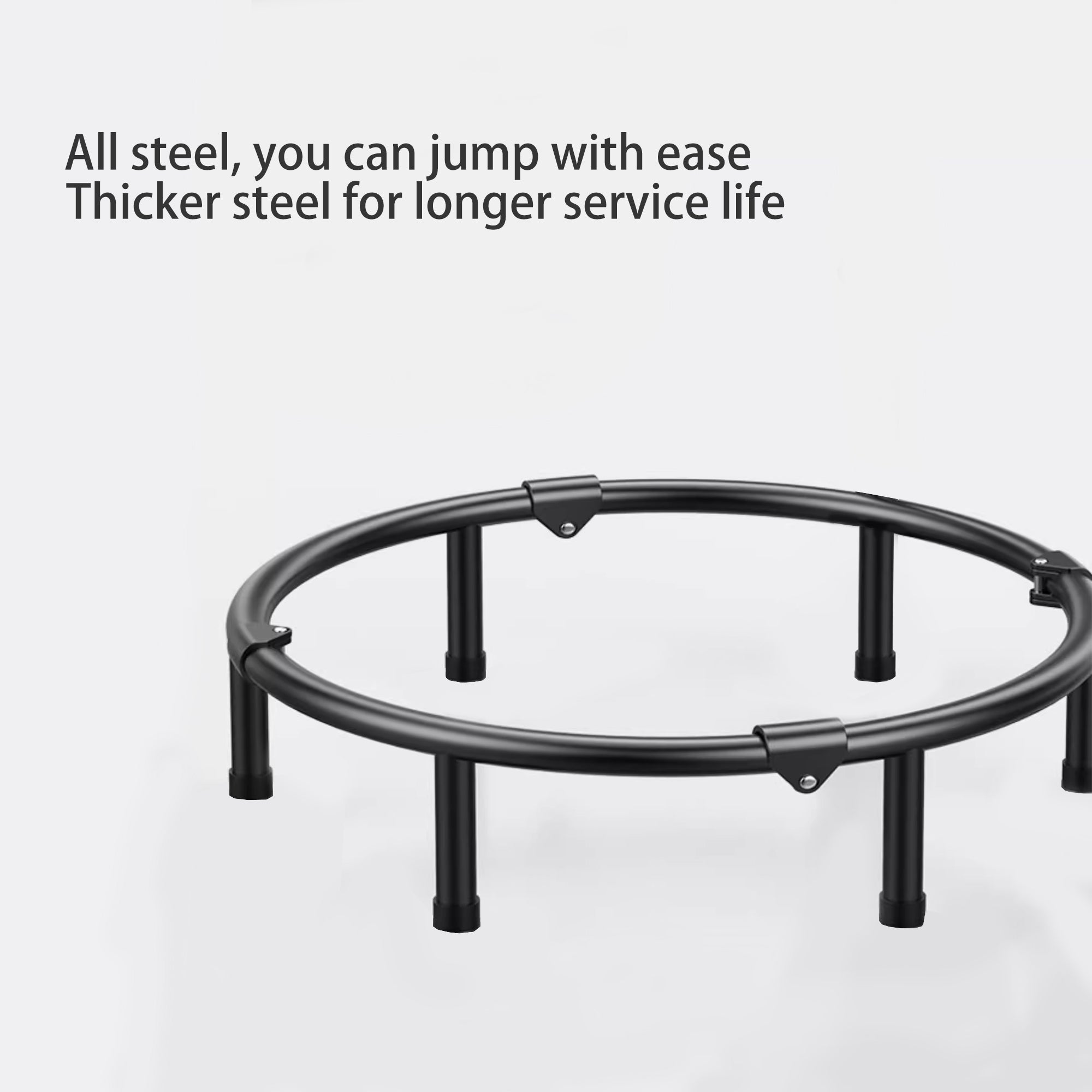 40 Inch Foldable Mini Exercise Trampoline for Adults Kids, Indoor Outdoor Fitness Rebounder Trampoline, Max Load 330 lbs
