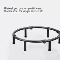 40 Inch Foldable Mini Exercise Trampoline for Adults Kids, Indoor Outdoor Fitness Rebounder Trampoline, Max Load 330 lbs