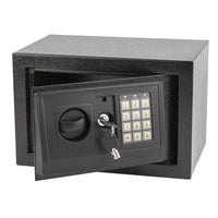 Safe Box 8.6L Feet Electronic Digital Security Box, Keypad Lock Box Cabinet Safes, Solid Alloy Steel Office Hotel Home Safe, Black