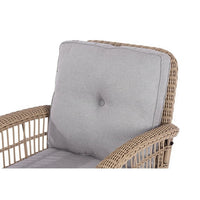Single Outdoor Rattan Rocker Chair, 360 Degree Patio Swivel Glider Chair with Removable Cushion Cover, Outdoor Rocking Swivel Chair for Outside Deck Porch Garden, Slide Back and Forth