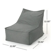 Bean Bag Chair,Comfy Lounge Chair with Back Support, Memory Foam Filled Sofa Leisure Chair with Washable Cover for Bedroom, Living Room Floor Sofa Furniture for Men, Women,khaki