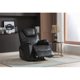 Leather Lift Recliner for Elderly with Massage and Heat,Electric Power Lift Chairs Extra Wide Recliners, Breathable Leather with Breathable microporous,USB Ports, 2 Cup Holders