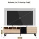 Modern TV Stand for TVs up to 80 Inch, Entertainment Center TV Console Table with Double Storage Space and Drop Down Door for Living Room, Bedroom,Home Theatre,Natural Wood