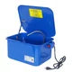 Portable Steel Cabinet Parts Washer with 110V Electric Pump, 3.5 Gallon Capacity, Blue