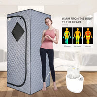 Portable Sauna for Home - Steam Sauna Tent, Personal Sauna - Sauna Heater, Tent, Chair, Remote Included for Home Sauna - Enjoy Your Own Personal Spa, Gray