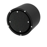Nesting Coffee Table Set of 2, Round MDF Coffee Tables, Modern Luxury Side Tables Accent End Table for Small Space Living Room Apartment, Matte Black