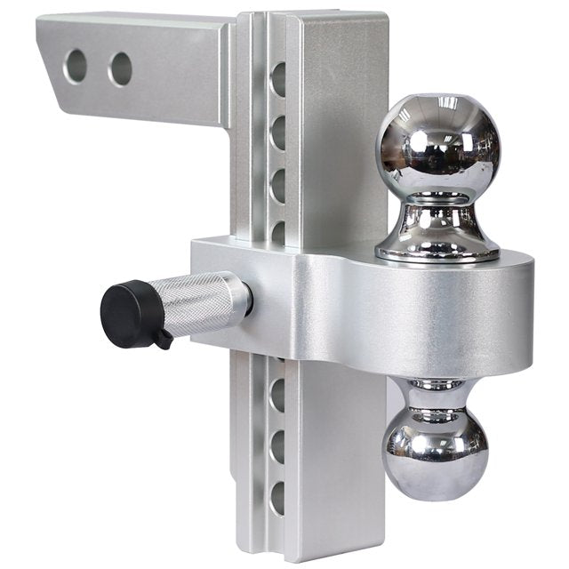 Adjustable Trailer Hitch, Fits 2 Inch Receiver, 8 Inch Adjustable Drop Hitch, 10,000 Lbs GTW-Tow Hitch for Heavy Duty Truck, Solid Truck Hitch