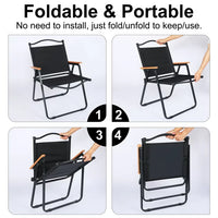 Folding Camping Chair,Outdoor Lawn Chair with Carry Bag,Lightweight Foldable Sports Chair,Portable Collapsible Chair,for Beach Hiking Fishing Camping