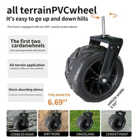 Portable Wagon Cart with Wheel, Utility Collapsible Kids Wagon with Canopy, Outdoor Beach Trolley Cart for Garden Camping Picnic Sports, Weight Capacity 250lbs, Green