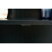 Home Over The Toilet Storage Cabinet, Bathroom Shelf Over Toilet with 2 Open Shelves and Cabinets, Bathroom Storage Cabinet Organizer for Bathroom Space Saver, Black