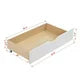Twin Size Daybed with 2 Storage Drawers, Button Tufted Upholstered Sofa Bed with Nail Head Trim, Daybed with Arms for Bedroom Living Room, 500LBS Weight Capacity, Beige